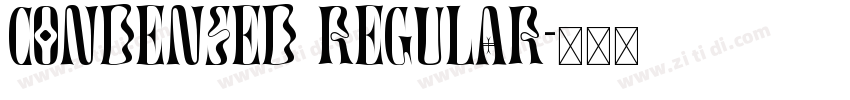 Condensed Regular字体转换 Condensed Regular字体转换